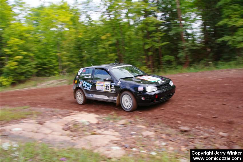 Chase Blakely / Mike Callaway VW GTI on SS2, Norway South I.