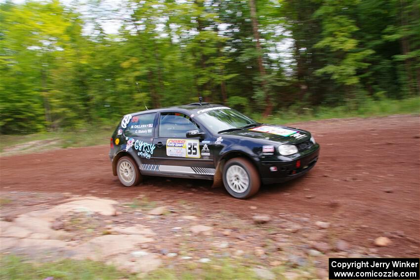 Chase Blakely / Mike Callaway VW GTI on SS2, Norway South I.