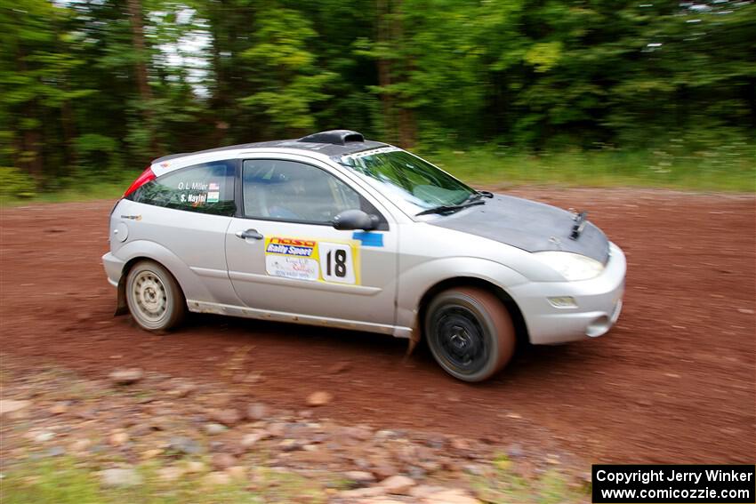 Srikanth Nayini / Otis Lee Miller Ford Focus SVT on SS2, Norway South I.