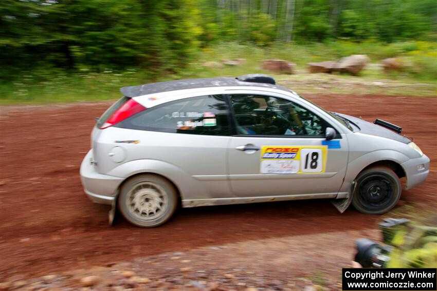 Srikanth Nayini / Otis Lee Miller Ford Focus SVT on SS2, Norway South I.