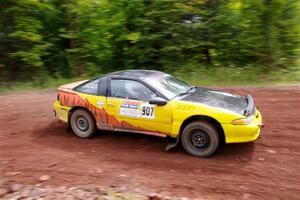 Eli Goethel / Max Sutton Mitsubishi Eclipse on SS2, Norway South I.