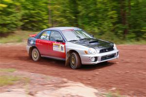 Jonathon Nagel / Chris Woodry Subaru Impreza 2.5RS on SS2, Norway South I.