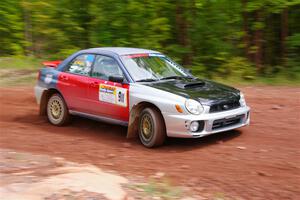 Jonathon Nagel / Chris Woodry Subaru Impreza 2.5RS on SS2, Norway South I.