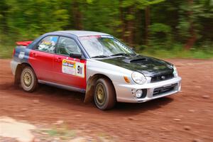 Jonathon Nagel / Chris Woodry Subaru Impreza 2.5RS on SS2, Norway South I.