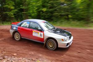 Jonathon Nagel / Chris Woodry Subaru Impreza 2.5RS on SS2, Norway South I.