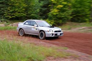 Noah Jacobson / Nathan Vance Subaru WRX on SS2, Norway South I.