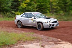 Noah Jacobson / Nathan Vance Subaru WRX on SS2, Norway South I.