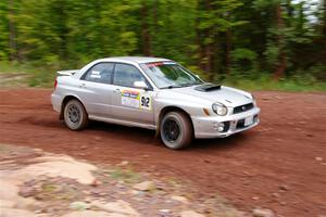 Noah Jacobson / Nathan Vance Subaru WRX on SS2, Norway South I.