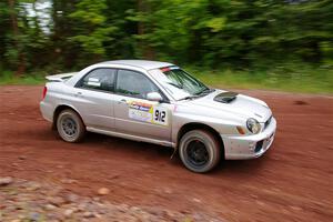 Noah Jacobson / Nathan Vance Subaru WRX on SS2, Norway South I.
