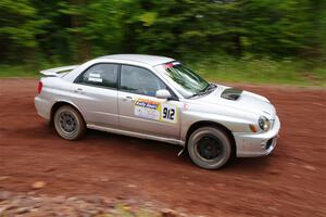 Noah Jacobson / Nathan Vance Subaru WRX on SS2, Norway South I.