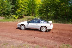 The '0' car, a Mitshibishi Exclipse GSX, on SS3, Norway North I.