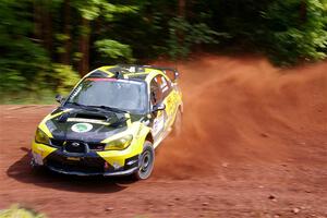 Colin Schulz / Ian Nelson Subaru WRX STi on SS3, Norway North I.