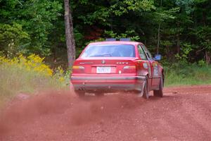 Barry Pilcher / Josh Pilcher BMW 325is on SS3, Norway North I.