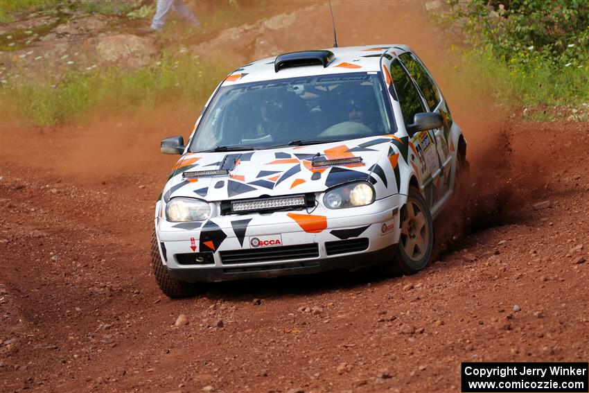 John Gusmano / Blake Richards VW GTI on SS6, Norway South II.