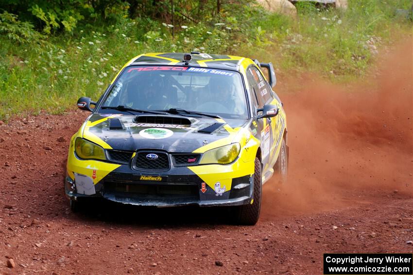 Colin Schulz / Ian Nelson Subaru WRX STi on SS7, Norway North II.
