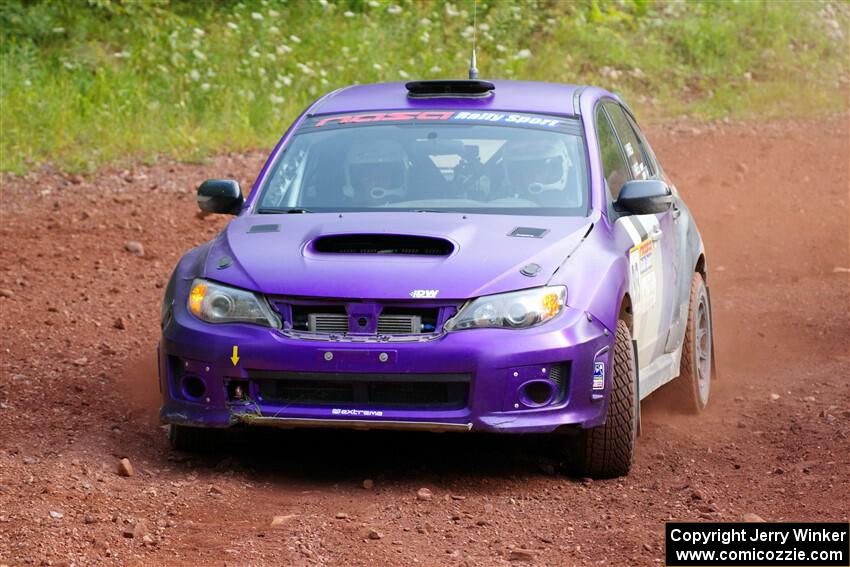 Silas Himes / Charlotte Himes Subaru WRX STi on SS7, Norway North II.