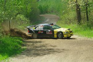 Matt Nykanen / Lars Anderson BMW 328i on SS2, Blue Trail I.