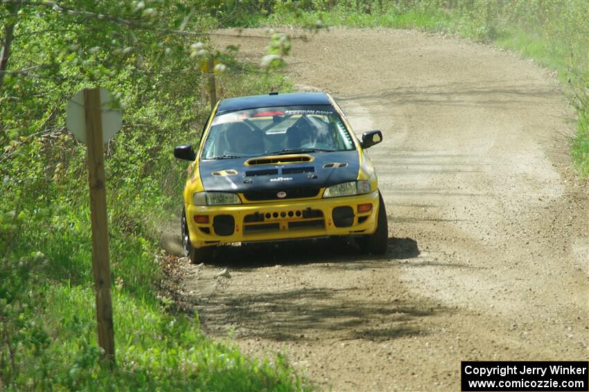 Steve Gingras / Katie Gingras Subaru Impreza on SS2, Blue Trail I.