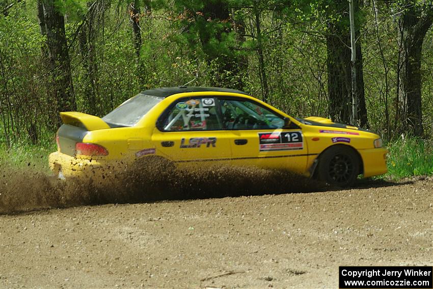 Steve Gingras / Katie Gingras Subaru Impreza on SS2, Blue Trail I.
