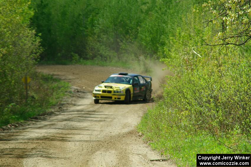 Matt Nykanen / Lars Anderson BMW 328i on SS2, Blue Trail I.