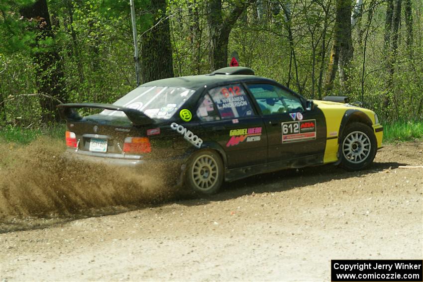 Matt Nykanen / Lars Anderson BMW 328i on SS2, Blue Trail I.