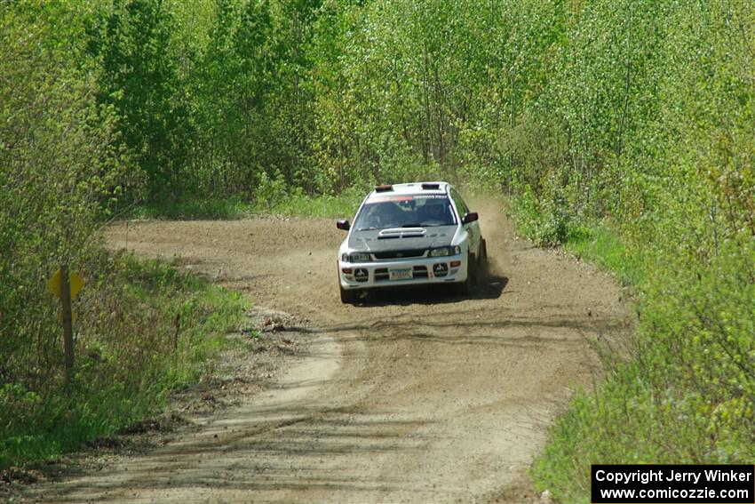 Aidan Hicks / John Hicks Subaru Impreza Wagon on SS2, Blue Trail I.