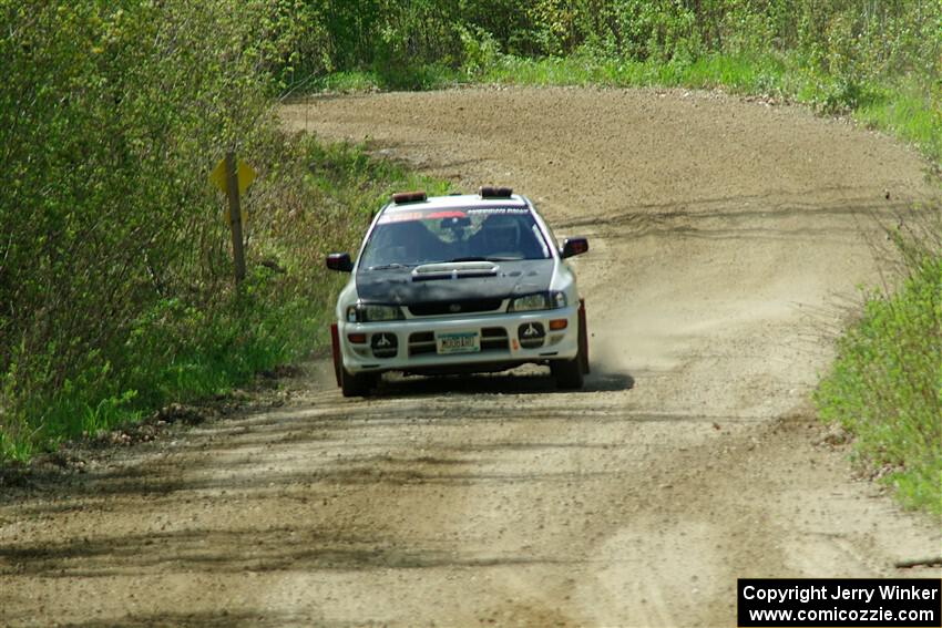 Aidan Hicks / John Hicks Subaru Impreza Wagon on SS2, Blue Trail I.