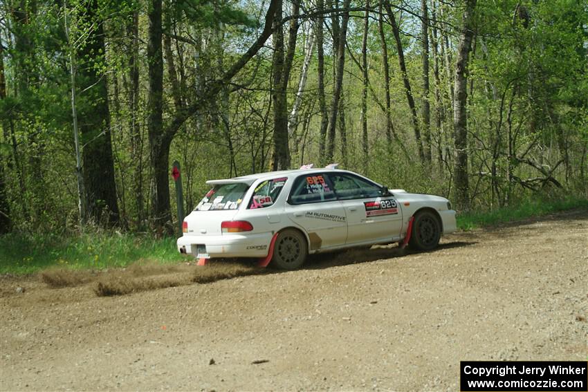Aidan Hicks / John Hicks Subaru Impreza Wagon on SS2, Blue Trail I.