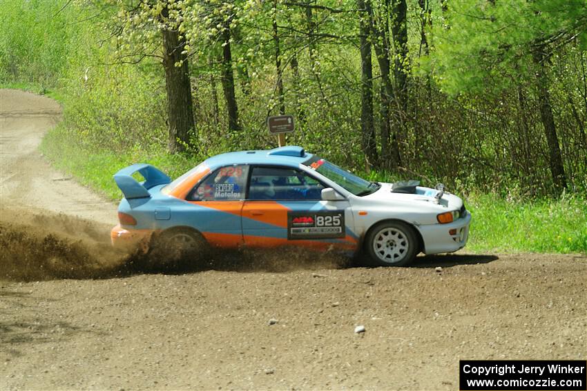 Tyler Matalas / Tim Sword Subaru Impreza LX on SS2, Blue Trail I.