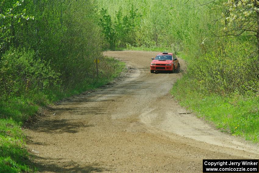 Travis Mattonen / Anikka Nykanen Subaru Impreza on SS2, Blue Trail I.