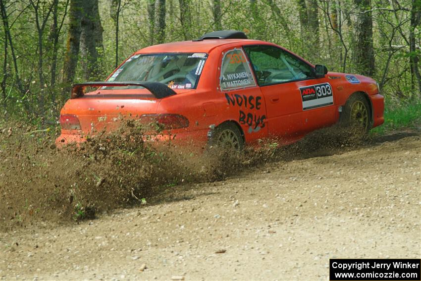 Travis Mattonen / Anikka Nykanen Subaru Impreza on SS2, Blue Trail I.