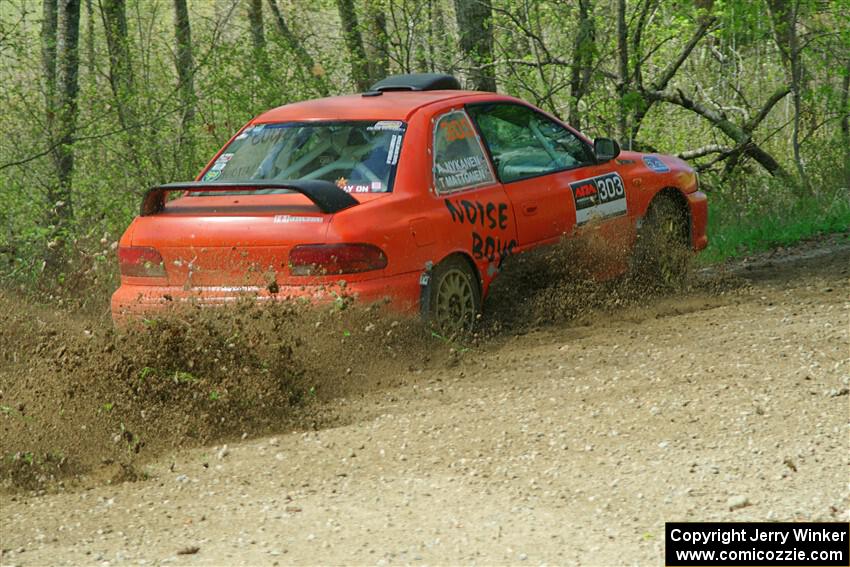 Travis Mattonen / Anikka Nykanen Subaru Impreza on SS2, Blue Trail I.