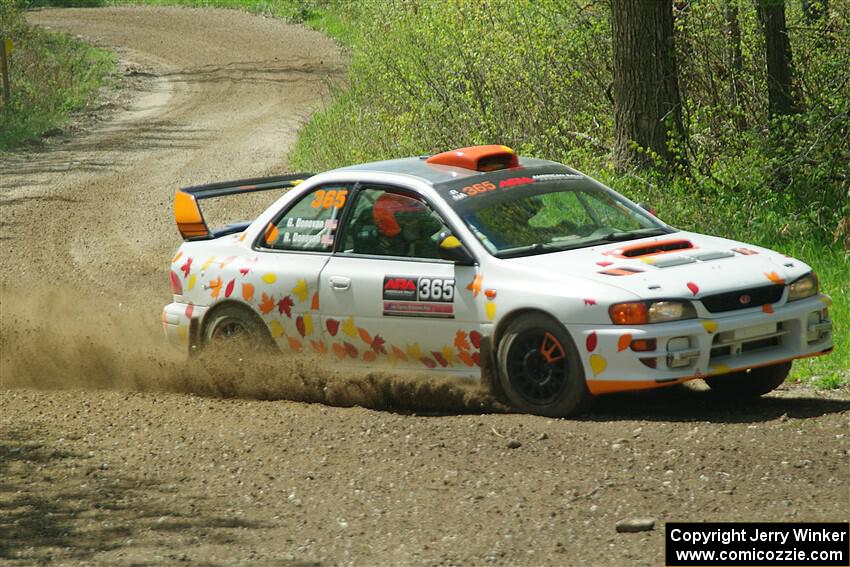 Richard Donovan / Greg Donovan Subaru Impreza on SS2, Blue Trail I.