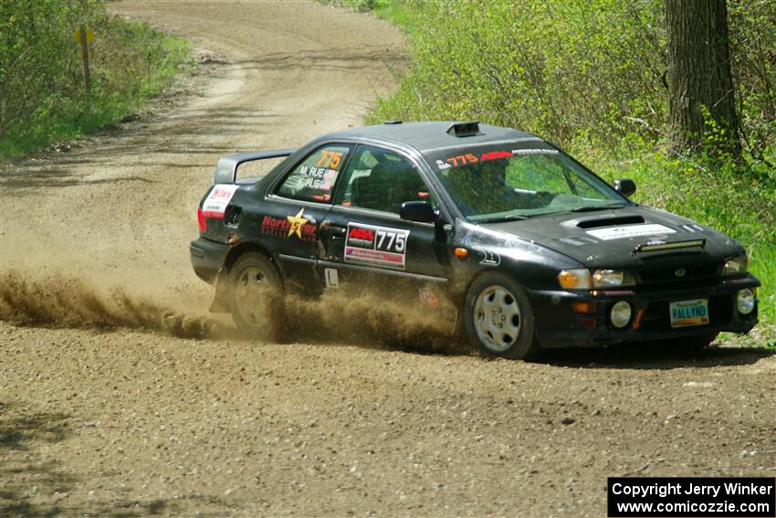 Kristian Rue / Mark Rue Subaru Impreza 2.5RS on SS2, Blue Trail I.