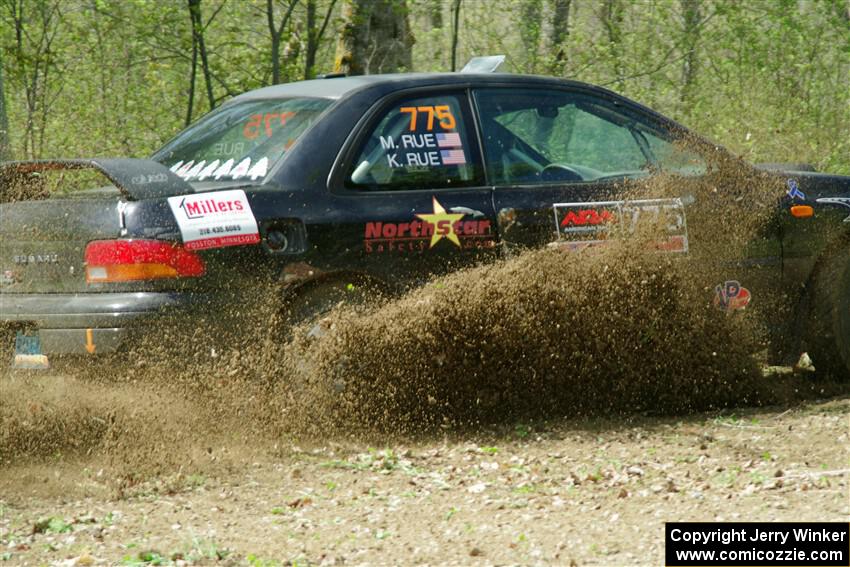 Kristian Rue / Mark Rue Subaru Impreza 2.5RS on SS2, Blue Trail I.
