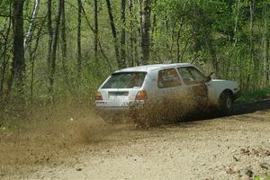 Josh Nykanen / Connor Himes VW GTI on SS2, Blue Trail I.