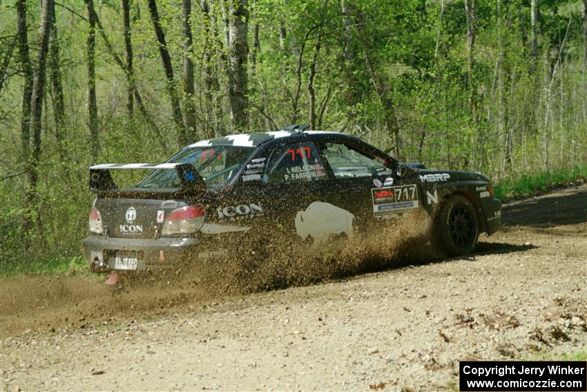 Peter Farrow / Ian Nelson Subaru WRX on SS2, Blue Trail I.