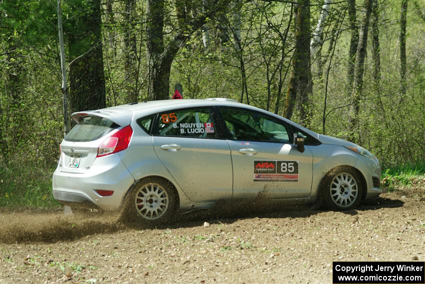 Brent Lucio / Betsy Nguyen Ford Fiesta on SS2, Blue Trail I.