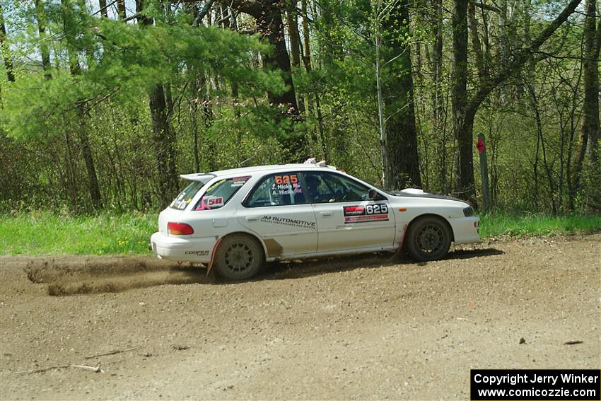 Aidan Hicks / John Hicks Subaru Impreza Wagon on SS2, Blue Trail I.