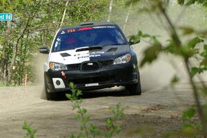John Farrow / Michael Farrow Subaru WRX on SS4, Parkway II.