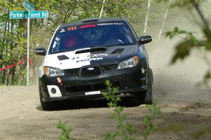 John Farrow / Michael Farrow Subaru WRX on SS4, Parkway II.