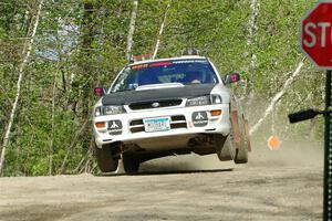 Aidan Hicks / John Hicks Subaru Impreza Wagon on SS4, Parkway II.