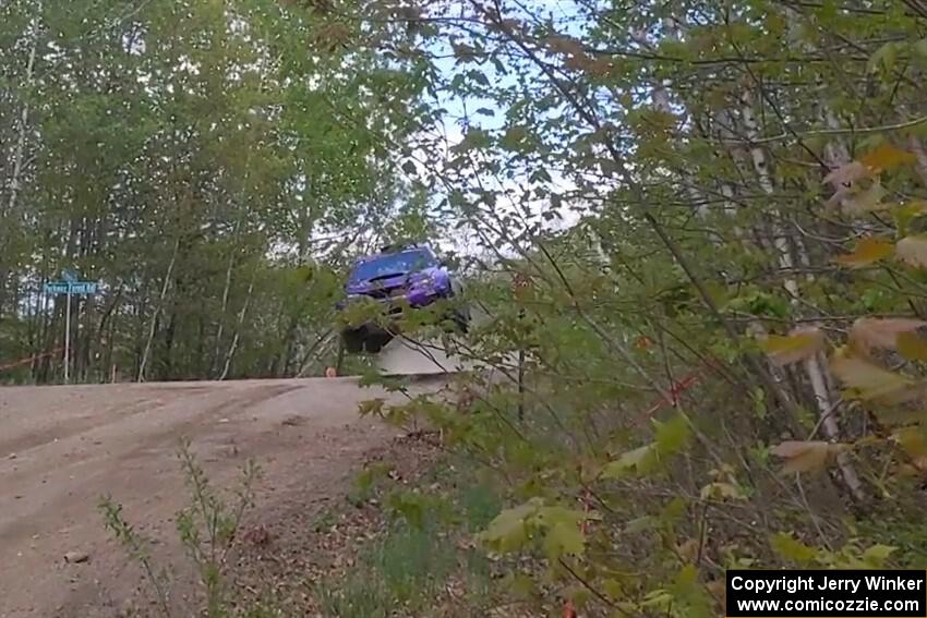 Silas Himes / Charlotte Himes Subaru WRX STi on SS4, Parkway II.