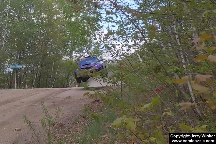 Silas Himes / Charlotte Himes Subaru WRX STi on SS4, Parkway II.