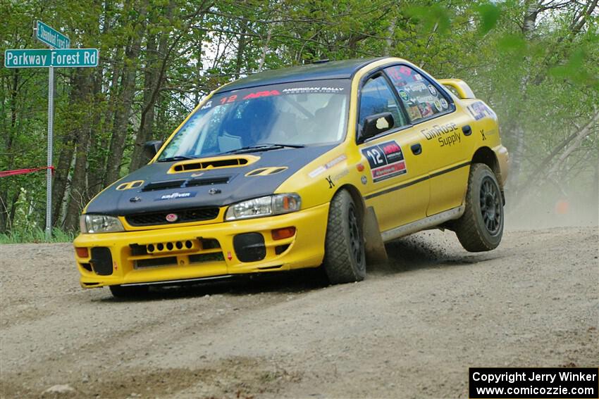 Steve Gingras / Katie Gingras Subaru Impreza on SS4, Parkway II.