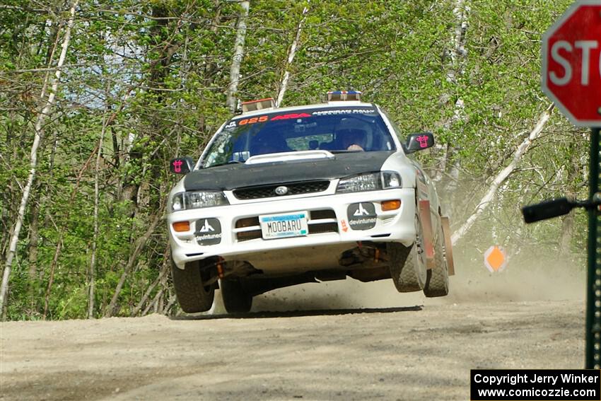 Aidan Hicks / John Hicks Subaru Impreza Wagon on SS4, Parkway II.