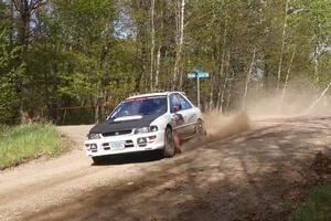Aidan Hicks / John Hicks Subaru Impreza Wagon on SS4, Parkway II.