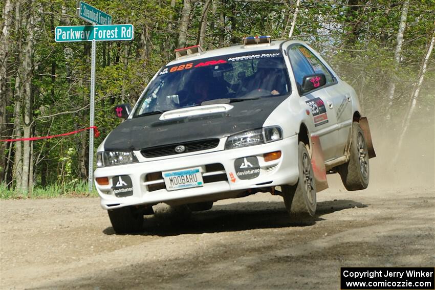 Aidan Hicks / John Hicks Subaru Impreza Wagon on SS4, Parkway II.