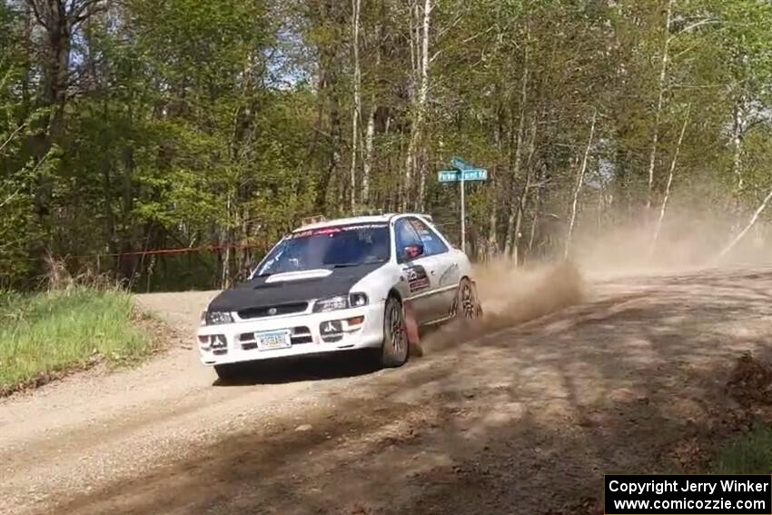 Aidan Hicks / John Hicks Subaru Impreza Wagon on SS4, Parkway II.