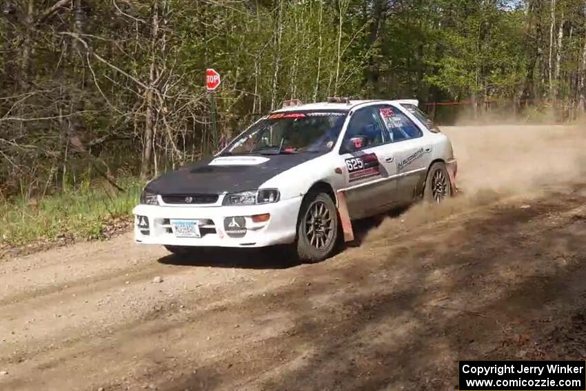 Aidan Hicks / John Hicks Subaru Impreza Wagon on SS4, Parkway II.